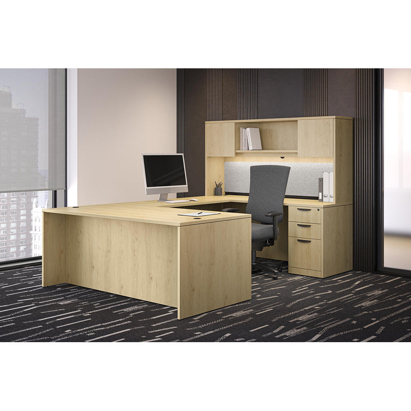 Drone Executive High-Back Chair - Charcoal Fabric, in a private office