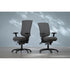 Drone Executive High-Back Chair - Charcoal Fabric, pair of chairs