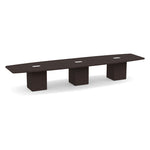 Boat-Shaped Cube Base Conference Table