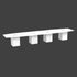 Boat-Shaped Cube Base Conference Table