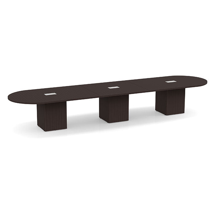 Racetrack Cube Base Conference Table