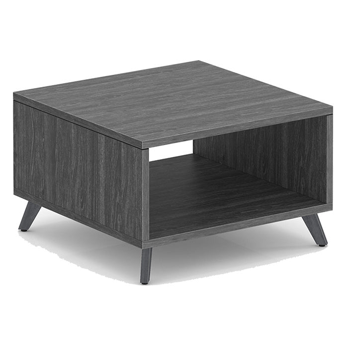 Cube Coffee Table with Silver Base