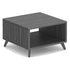 Cube Coffee Table with Silver Base