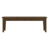 Solid Wood Base Coffee Table