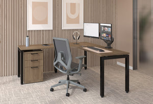 Elements Series U-Leg L-Shape Desk