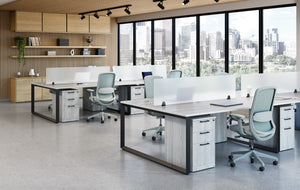 Encore Series Bevel Leg Benching Workstation