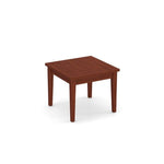 End Table with Solid Wood Base Cherry