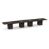 Boat-Shaped Cube Base Conference Table
