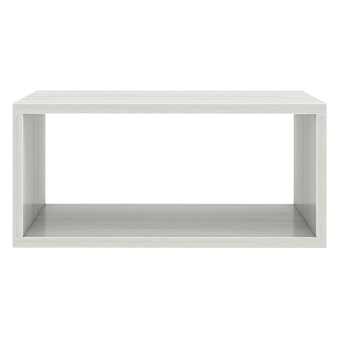 Cube Coffee Table with Silver Base
