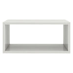 Cube Coffee Table with Silver Base