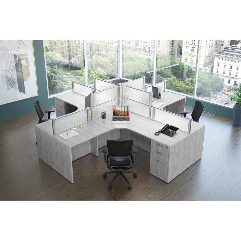 Flint Lite Mid-Back Chair, in an open office