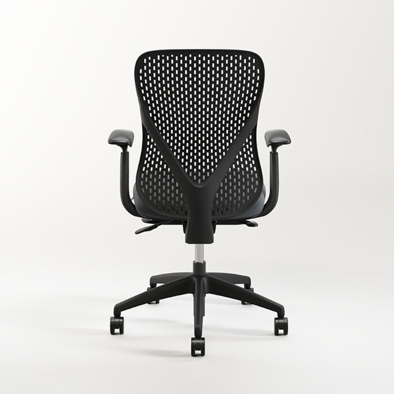 Konfurb Nuvé Executive Chair, black frame, charcoal seat