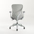 Konfurb Nuvé Executive Chair, white frame, charcoal seat