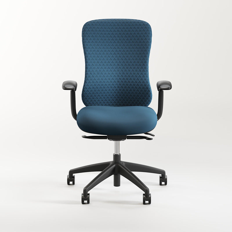Konfurb Nuvé Fabric Back Cover, blue on black frame