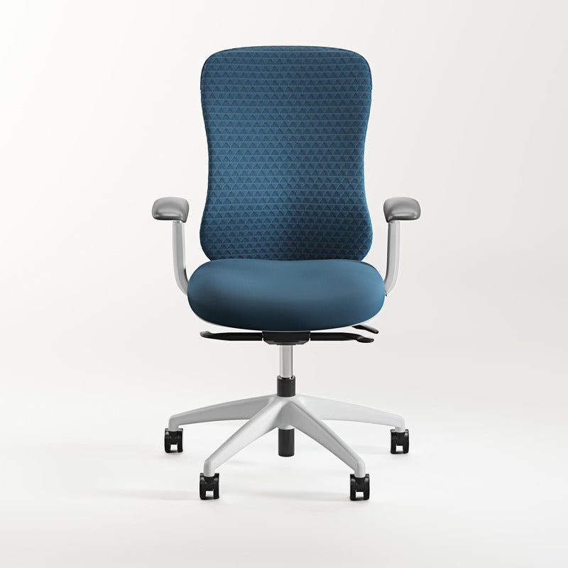 Konfurb Nuvé Fabric Back Cover, blue on white frame