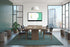 Square Top Cube Base Conference Table
