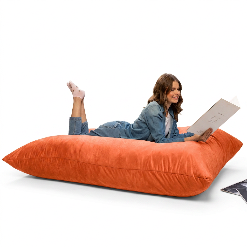 Jaxx Pillow Saxx 5.5-Foot Bean Bag Lounger