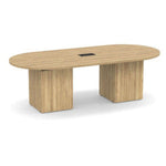 Racetrack Cube Base Conference Table Aspen