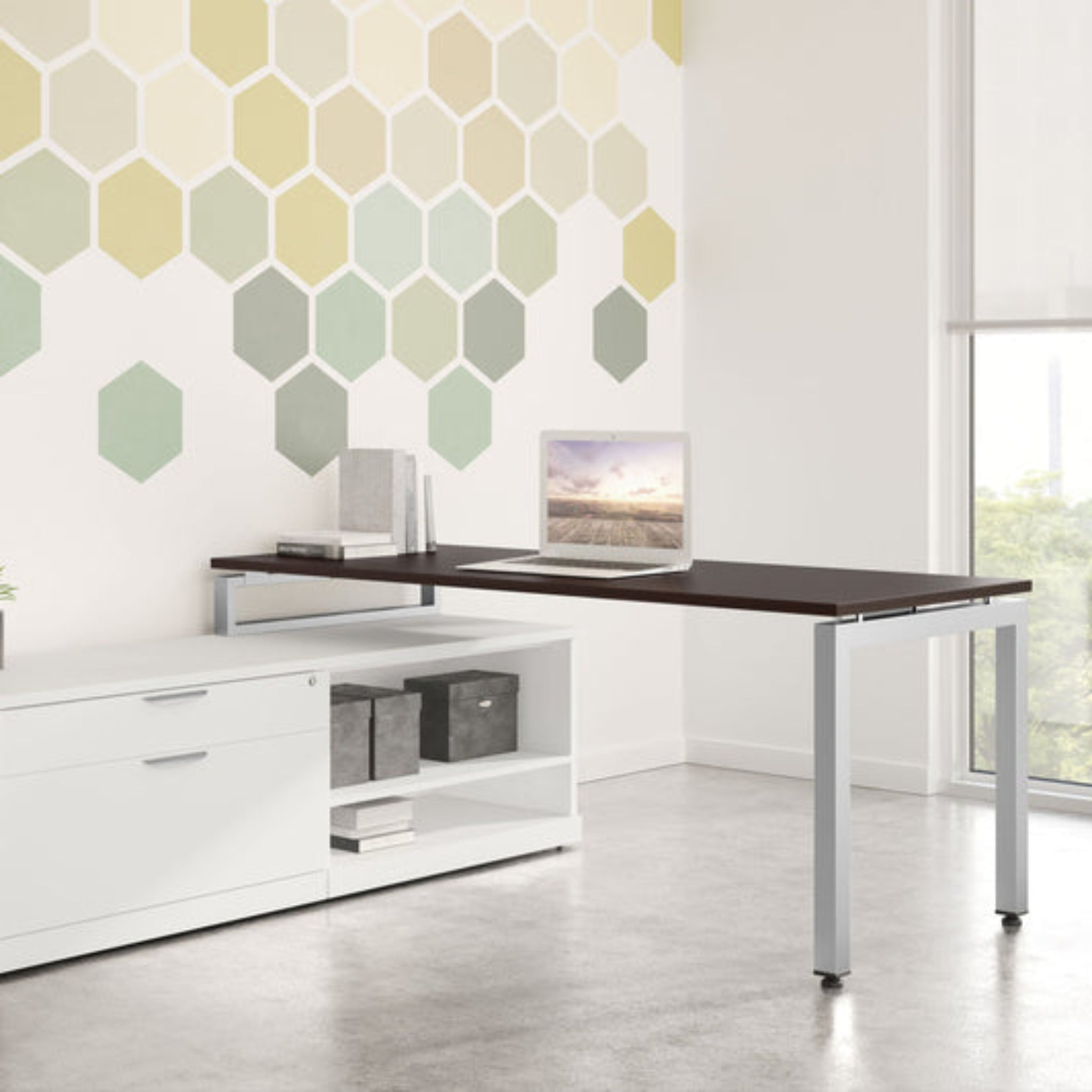 Rectangular Melamine Laminate Tabletop