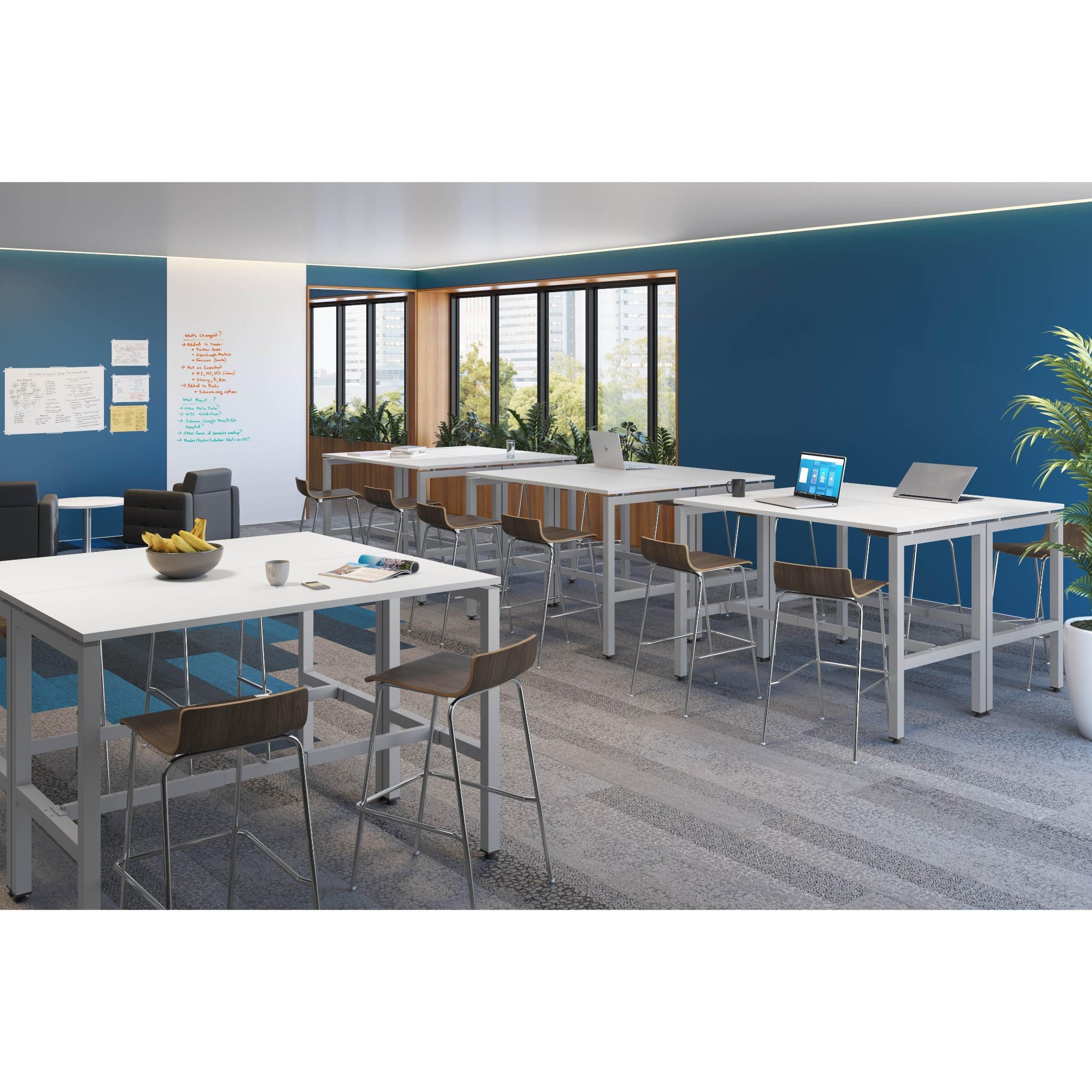 Rectangular Melamine Laminate Tabletop