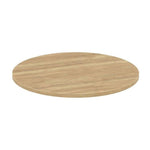 Round Coffee Table with Silver VA Metal Leg Base Aspen