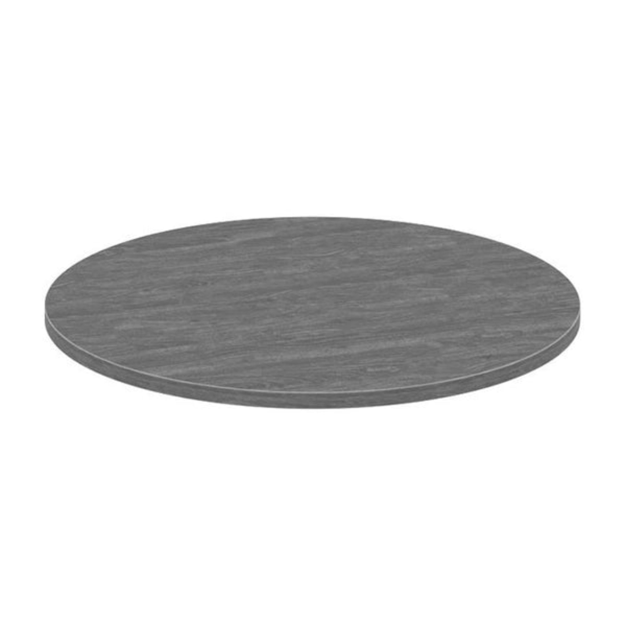 Round Coffee Table with Silver VA Metal Leg Base Newport Gray