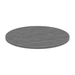 Round Coffee Table with Silver VA Metal Leg Base Newport Gray