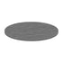 Round Coffee Table with Silver VA Metal Leg Base Newport Gray