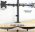 Clamp-On Telescoping Dual Monitor Arm