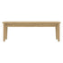 Solid Wood Base Coffee Table Aspen
