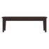Solid Wood Base Coffee Table Espresso