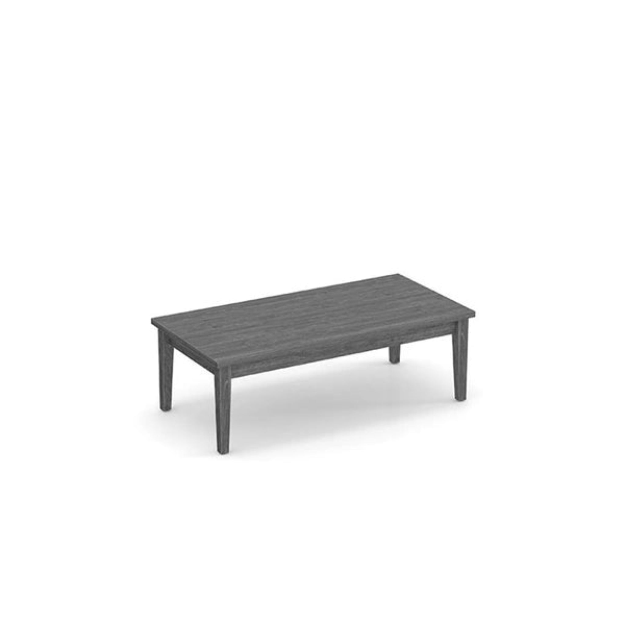 Solid Wood Base Coffee Table Newport Gray