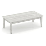 Solid Wood Base Coffee Table Silver Birch
