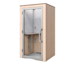 Zenbooth Solo — Maple exterior, product view on white