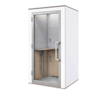 Zenbooth Solo — White exterior, product view on white