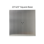 Square Brushed Metal Table Base
