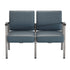 Vitality Medical 2-Seat Bench, shared half arm