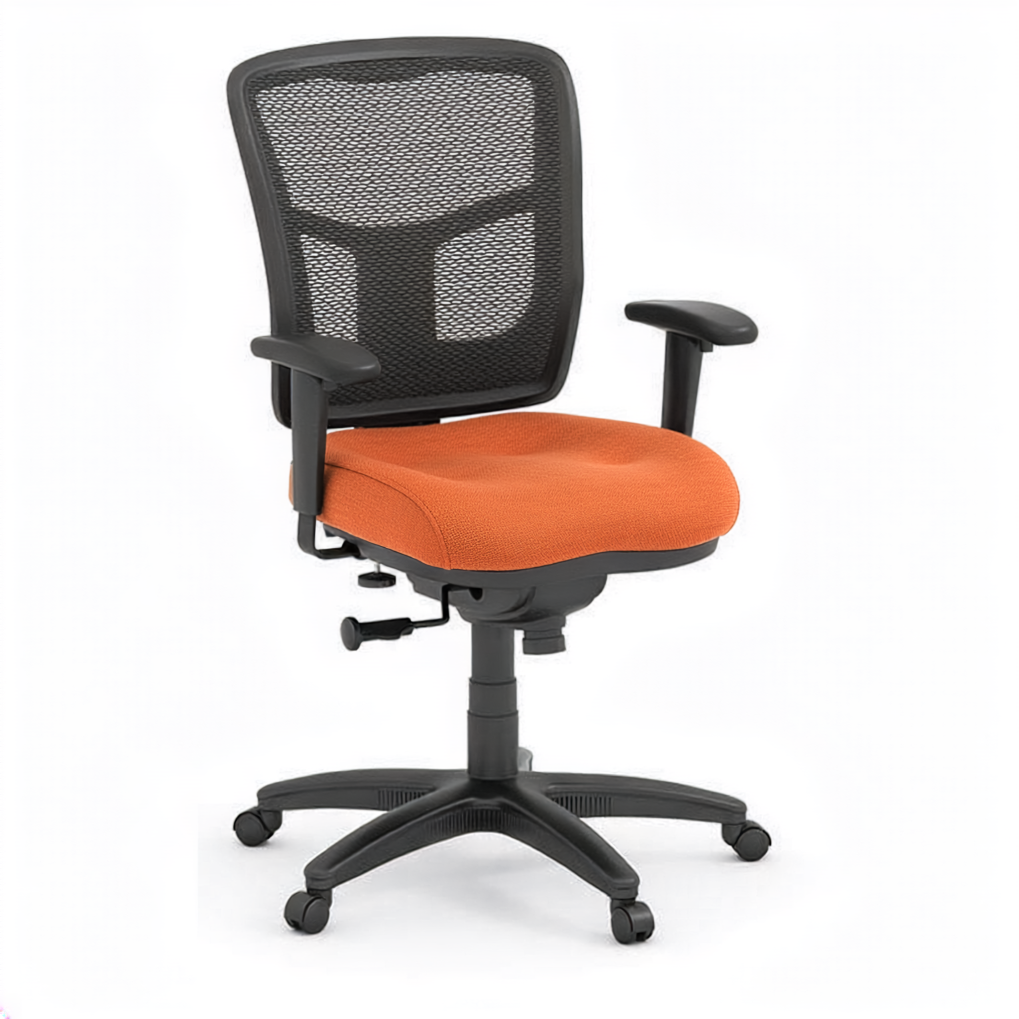 Y-Series Mid-Back Mesh Task Chair Rust Orange