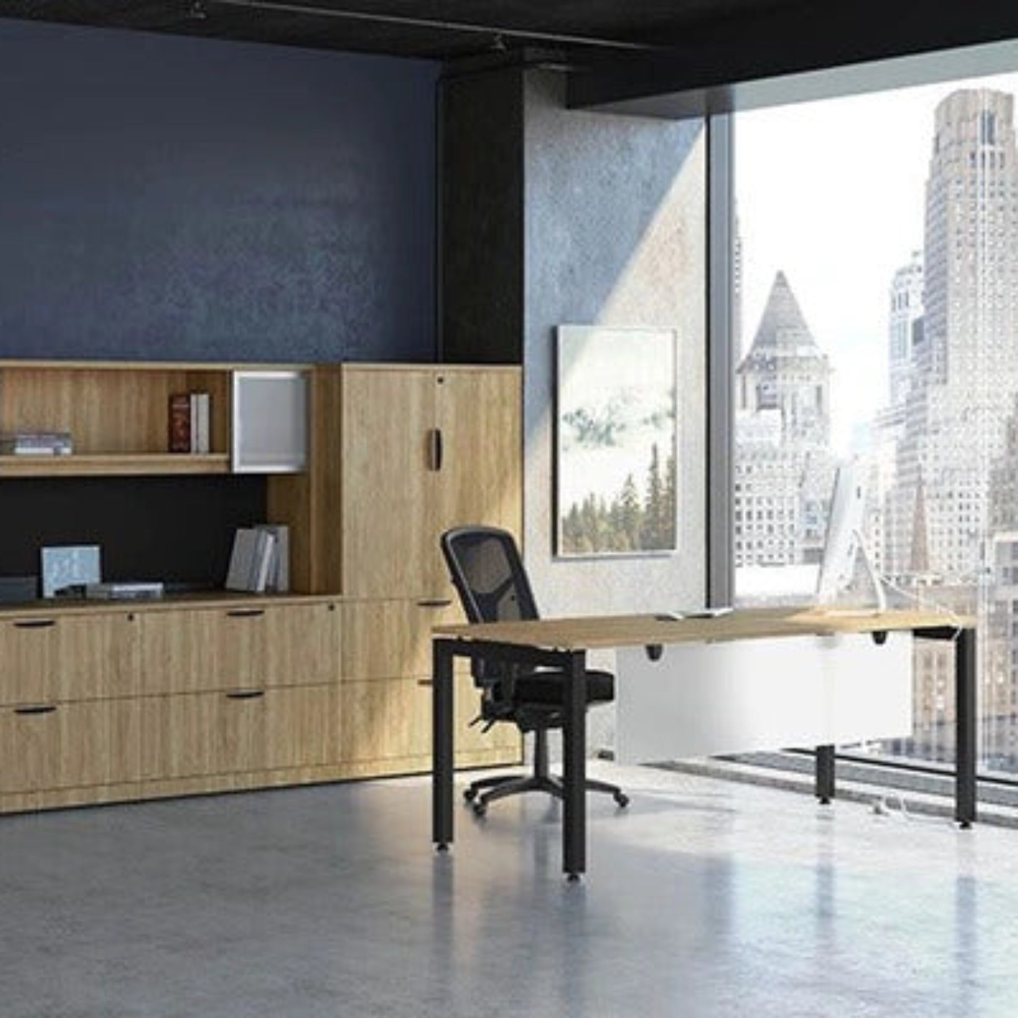 Y-Series Multi-Function High-Back Chair Black