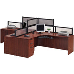 2 person co-working workstation