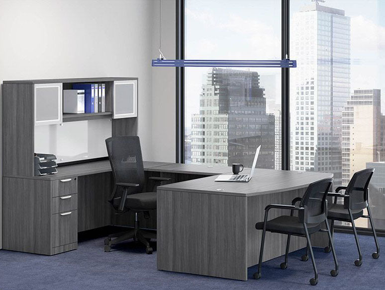 Executive Office Suite Bundle with Seating