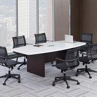 Boat Shaped Laminate Conference Table