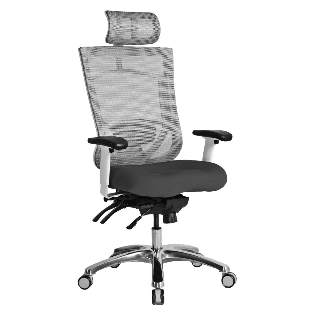 CoolMesh-Pro-Multi-Function-High-Back-with-Headrest Smoke Gray