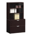 Storage cabinet with bookcase