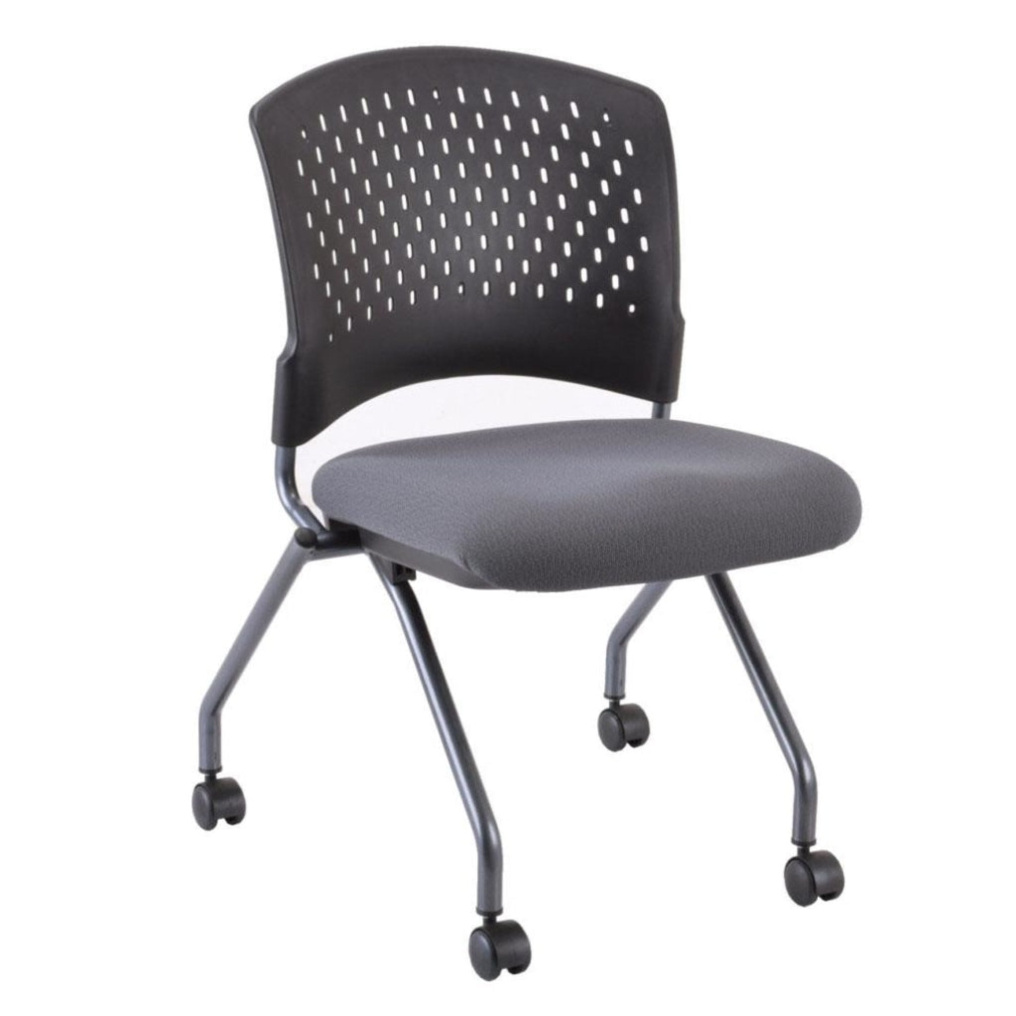 Agenda Armless Nesting Chair Gray