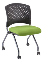 Agenda Armless Nesting Chair Lime Green