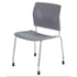 Agenda Plus 4-Leg Stacking Chair Gray