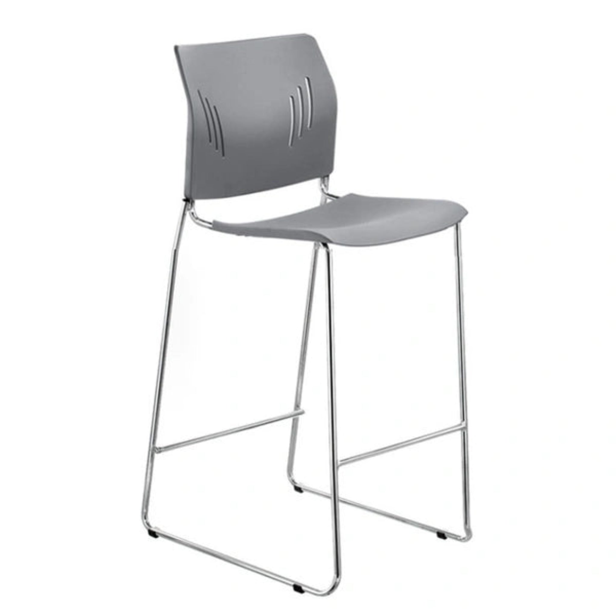 Agenda Plus Cafe Height Chair Gray