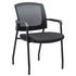 Baker Stackable Guest Chair with Arms Black