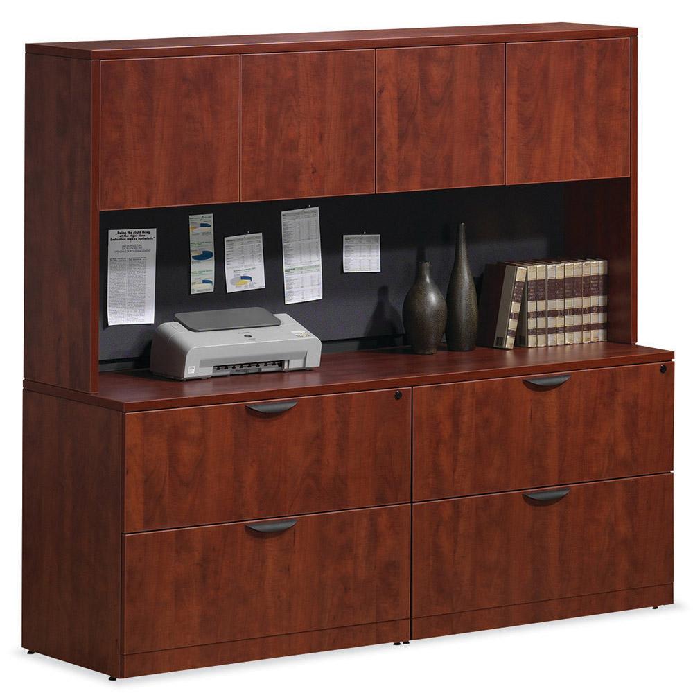 File Cabinets with Overhead Hutch